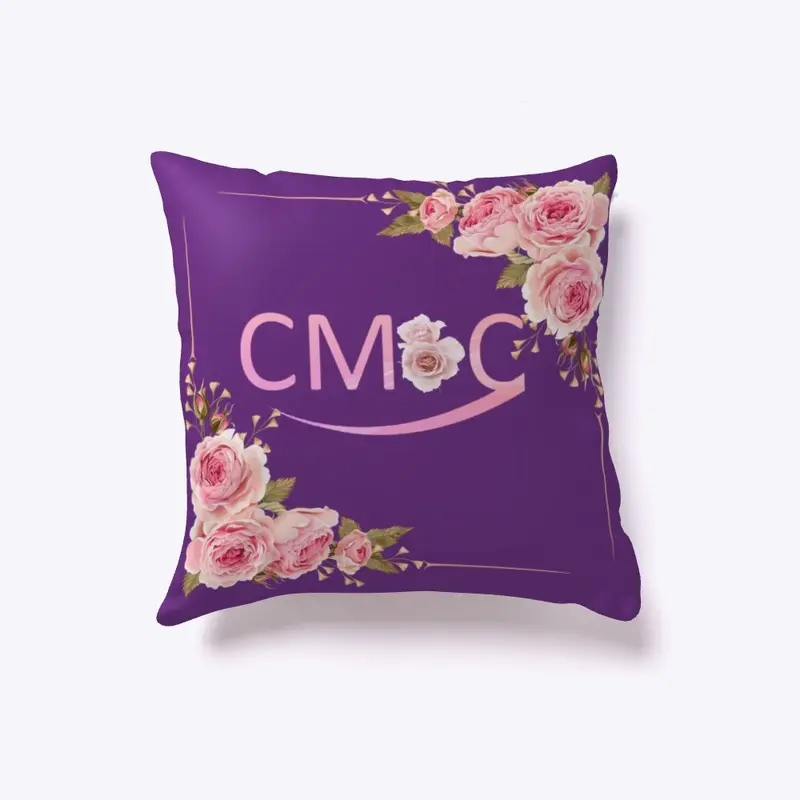 "Pink" CMIC Rose Pillow