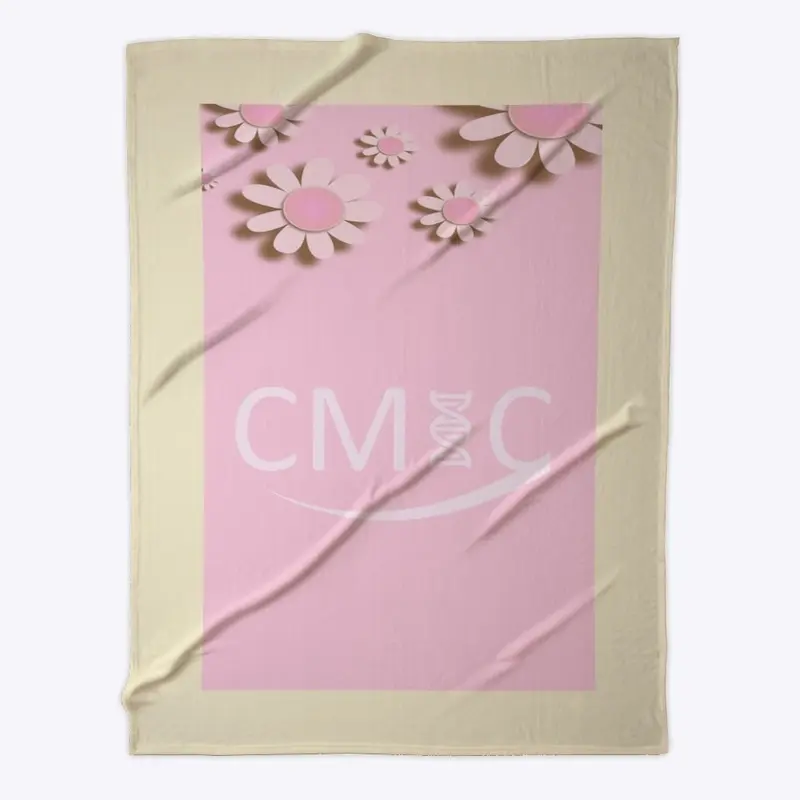 CMIC Daisy "Pink" Fleece Blanket